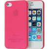 doupi UltraSlim Custodia per iPhone 4 4S, Satinato fine Piuma Facile Mat Semi Trasparente Cover, Rot