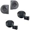 Superauto hi-fi Coppia Tweeter Hertz DT 24.3 Da 24 mm (80 W) + Crossover Esterni + Supporti adattatori per Fiat Panda dal 2003 al 2012 Seconda Serie Custom fit