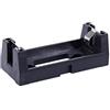 Peowuieu IN PLASTICA 3V CR123A Batteria Base Titolare Nero