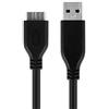 CELLONIC Cavo USB 3.0 compatibile con Samsung Galaxy Note Pro 12.2 / Galaxy Tab Pro 12.2 ricarica 1A cavetto dati per tablet con porta Micro USB 3.0 1m in PVC nero