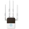 DISCORAMA AMPLIFICATORE WIFI RIPETITORE 1800 MBPS 2.4GHZ+5G, RIPETITORE EXTENDER AMPLIFICATORE SEGNALE BOOSTER SEGNALE PER CASA UFFICIO - DISCORAMA®