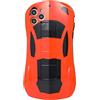 SGVAHY Custodia Creativa Compatibile con iPhone 14 Pro, Divertente e Unica, 3D, Carino, Auto da Cartone Animato, Paraurti, Protezione Antiurto e Anti-Goccia per Uomini e Donne, Rosso
