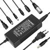 VOLOHAS 42V 2A Caricabatterie per Monopattini e Hoverboard Compatibile con Xiaomi, Segway, Ninebot, SOFLOW SO 6, Kukirin S1 MAX, Navee V25i e Joyor A3, Adattatore per Caricabatterie al Litio da 36V