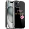 Head Case Designs Licenza Ufficiale Gossip Girl XOXO Grafica Custodia in Gel [Protezione di Grado Militare] Compatibile con Apple iPhone 15 E Compatibile con MagSafe