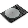 Pro-Ject T2 W Rainier Lettore di dischi in streaming - Rivoluzionaria tecnologia Wi-Fi - Preamplificatore fono MM integrato, piedistallo lavorato a CNC, piastra in vetro - Nero
