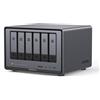 UGREEN NASync DXP6800 Pro, NAS desktop a 6 bay, CPU Intel i5 1235u 10-Core, RAM DDR5 da 8 GB, SSD integrato da 128 GB, 2 * 10 GbE, 2 * slot M.2 NVMe, HDMI 8K, 2 * TBT4 (senza disco)