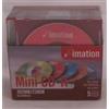 Imation neon mini CD-R 202 MB/23 min di CD confezione da 5 pezzi compresi di custodia in plastica multicolore.