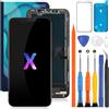 SRJTEK per iPhone X Sostituzione dello Schermo per iPhone X Display LCD Touch Digitizer Kit di Montaggio Pannello in Vetro A1865, A1901, A1902, A1903 (Incelll Nero)