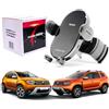 CraVeDRIVE 15W Supporto per Telefono con Funzione di Ricarica I Compatibile con Prese d'Aria Rotonde Dacia I Porta Cellulare con Ricarica Induttiva I per Duster Sandero Dokker Logan