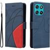Klapber Custodia per Motorola Moto G100 5G Custodia in Pelle Cover Case Portafoglio con Slot per Schede e Chiusura Magnetica in Silicone Cover per Motorola Moto G100 5G, Blu