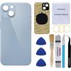 Perzework Sostituzione posteriore OEM per iPhone 14 da 6,1 pollici con kit di riparazione (blu)