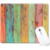 TSSOHU Tappetino per mouse da gioco, in legno verniciato, personalizzato, con texture di alta qualità, tappetino per mouse lavabile con panno in lycra, base in gomma antiscivolo, piccolo tappetino per mouse,