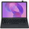 FIABANO Custodia con tastiera Bluetooth wireless per Lenovo Idea Tab Plus (12,1 pollici) (TB361FU/TB361ZU) | Lenovo Tab K12, custodia con tastiera e mouse touch