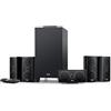 Teufel CONSONO 35 Concept 5.1 Surround Soundsystem - Sistema home cinema completo con ricevitore AV integrato e Bluetooth, Dolby Audio, HDMI ARC CEC per Giochi, Film, Musica - Nero