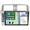 YUNTX [4GB+64GB] Autoradio 2 DIN Android 15 per Toyota Land Cruiser Prado 150 (2013-2017)-[Incorporato Carplay/Android Auto/DSP/GPS]-IPS 2.5D 10.1 Touch Screen-Camera+MIC-DAB/Mirror Link