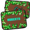 LolaPix Custodia per Laptop e Tablet. Personalizzato con Nome. MacBook/Acer/Dell/Samsung/HP. Cover Samsung Tab a8. Neoprene. Borsa Porta PC. Diverse Misure. Mine