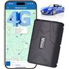 Winnes 4G GPS Tracker per Auto Localizzatori GPS Senza Abbonamento con Geo-fence/Allarmi Multipli Anti-Perdita Tracker IP58 Tracciamento della posizione Mondiale per Moto camion e Altri Veicoli