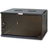 Techly Professional 101614 Armadio Rack 19 a Muro 9U Prof. 600 Nero Assemblato Nero