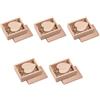 Ruiqilin 5 chiavette USB in legno con scatola di legno (cuore d'acero, 2.0 4 GB)