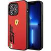 CG MOBILE iPhone 13 PRO - Pelle ROSSA Stampato Big SF Logo - FERRARI
