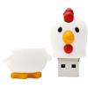 OneSquareCore Modello di Pollo Chiavetta USB 3.0 32GB - Chiavetta USB Flash Salta U Disco - Bianca