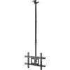 AISENS Soporte De Techo Giratorio, Inclinable, Extensible Para Monitor/TV 50kg De 37-80P Negro