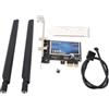 Denash Scheda di Rete Wireless PCIE, Scheda WiFi PCIE Tecnologia di Crittografia WPA3 per i Giochi