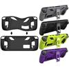 Generic Custodia protettiva per Steam Deck Game Host Cover in silicone All Inclusive in silicone tinta unita con supporto (viola)