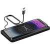 Naqqios 1 cuscinetto di ricarica wireless per auto - pad di ricarica wireless per auto | caricabatterie da auto a ricarica rapida ultra sottile da 15 W, supporto per coppie