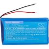 vhbw batteria sostituisce Garmin 361-00025-01 per GPS tracker, localizzatore (750mAh, 3,7V, Li-Poly)