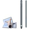BaiFu Sostituzione S Pen per Penne Stilo Galaxy Z Fold 6, Penna di Input per Fold6/Fold4/Fold3, Galaxy Z Fold5 S-Pen Fold Edition + Slot per S Pen-Grey-B