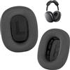 ZLIUCCR Cuscinetti auricolari per cuffie AirPods Max, in rete, compatibili con Apple AirPods Max, con strato in silicone, magnete, memory foam e isolamento acustico (grigio spaziale)