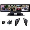 KANDUO 4 Modi Console Centrale Auto Dash Cam 360 ° Monitoraggio Panoramico Anteriore Sinistra Destra e Posteriore 4K+1080P* 3 Con Wifi ADAS BSD 12 Cruscotto Specchio Retrovisore Schermo IPS Impermeabile
