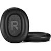 XBERSTAR Cuscinetti auricolari compatibili con cuffie wireless Mpow H12 H5 in pelle proteica di alta qualità in schiuma ad alta densità (nero)
