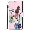 Nodigao per Samsung Galaxy S25 FE Cover a Libro Pelle PU Portafoglio Magnetica con Disegni Animale Motivo Antiurto Case Flip Silicone Bumper Belle Kawaii Custodia - Ragazza