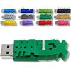CLE USB FUN Chiavetta USB personalizzata con il tuo testo - il colore di tua scelta - USB 3.0 - 8 Go, 16 Go o 32 Go - un regalo originale e unico (32 GB, Verde scuro)