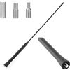 INION Auto Antenna Universale Asta 40 Cm Barra Filetto M4 M5 M6 - Almera Tino Nota Juke Nissan Cube Maxima Micra Murano Navara Pathfinder Patrol Pickup Primera Pixo-Qashkai Tiida X Trail Terrano Soleggiato Radio Vhf / Fm Tetto