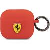 CG MOBILE Ferrari FEA3SILRE - Custodia per AirPods 3, in silicone, colore: Rosso
