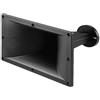 WEB world electronic business Altoparlante Tromba per Tweeter Professionale Diffusore Audio Alta Efficienza Dimensioni 314x197x208mm - Nero