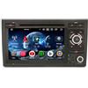 Erisin 8-Core 4GB+64GB Android 14 Autoradio Bluetooth per Audi A4 S4 RS4 8E B9 B7 7 pollici Schermo Tattile IPS Supporto GPS Navigatore CarPlay Android Auto WiFi DSP DAB+ USB FM RDS Canbus Lettore CD