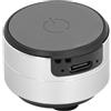 Yanmis Altoparlante a Conduzione Ossea, Piccolo Altoparlante Wireless Bluetooh 5.3 con Ventosa, Altoparlante Audio Stereo Portatile Impermeabile 3W 4Ω 5V per Feste in Casa, Bagno (SILVER)