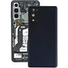 ZORSOME Copertura posteriore della batteria di ricambio compatibile con Samsung Galaxy S20 FE, copertura posteriore della batteria di ricambio con copertura dell'obiettivo della fotocamera (nero)