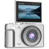 Prixton Digital Cam XPLORER DV900, WiFi, App Mobile, Schermo LCD IPS Flip, Risoluzione 4K e 64MP, 9 Funzioni foto e video, Batteria Rimovibile, Autonomia 90 minuti, Schede SD fino a 256GB (Grigio)