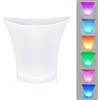 Generico Secchiello altoparlante per Il Ghiaccio a LED 7L,Secchiello Ghiaccio Illuminato,Secchiello per Bottiglie Champagne,Colore Multiplo,Impermeabile,Funzionamento usb bluetooth ice ,bucket speacker