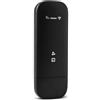 Elprico Router WiFi Portatile USB 4G LTE, Rete Wireless Hotspot Mobile Tascabile, Router WiFi 4G con Slot per Scheda SIM, Hotspot Mobile WiFi Tascabile, Crittografia WiFi WPA WPA2, (BLACK)
