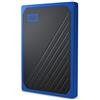 Western Digital WD My Passport Go SSD Portatile, 1 TB, Blu (Bordo Cobalto)