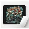Generico Tappetino per Mouse con Immagini moto harley D. pin up vintage retro idea regalo custom, 22 cm x 18 cm
