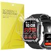 Blueshaweu 6 Pezzi Pellicola Compatibile per Blackview SmartWatch W60, Pellicola Protettiva Compatibile per Blackview W60 Smartwatch, Sensibile al Tatto, Senza Bolle, HD TPU Film (Trasparente)