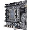 Plyisty X99 Scheda Madre da Gioco, LGA 2011-3 ATX PC Madge, DDR4 128GB M.2 NVME, NGFF SATA 3.0 6GB/S Pci E