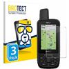 brotect Pellicola Protettiva Vetro per Garmin GPSMAP 66sr Protezione Schermo (3 Pezzi) [Durezza Estrema 9H, Chiaro]